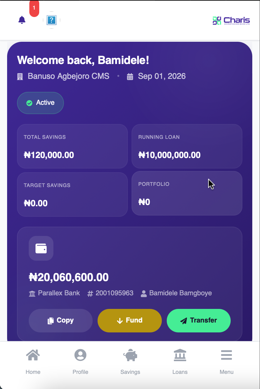 Member Dashboard